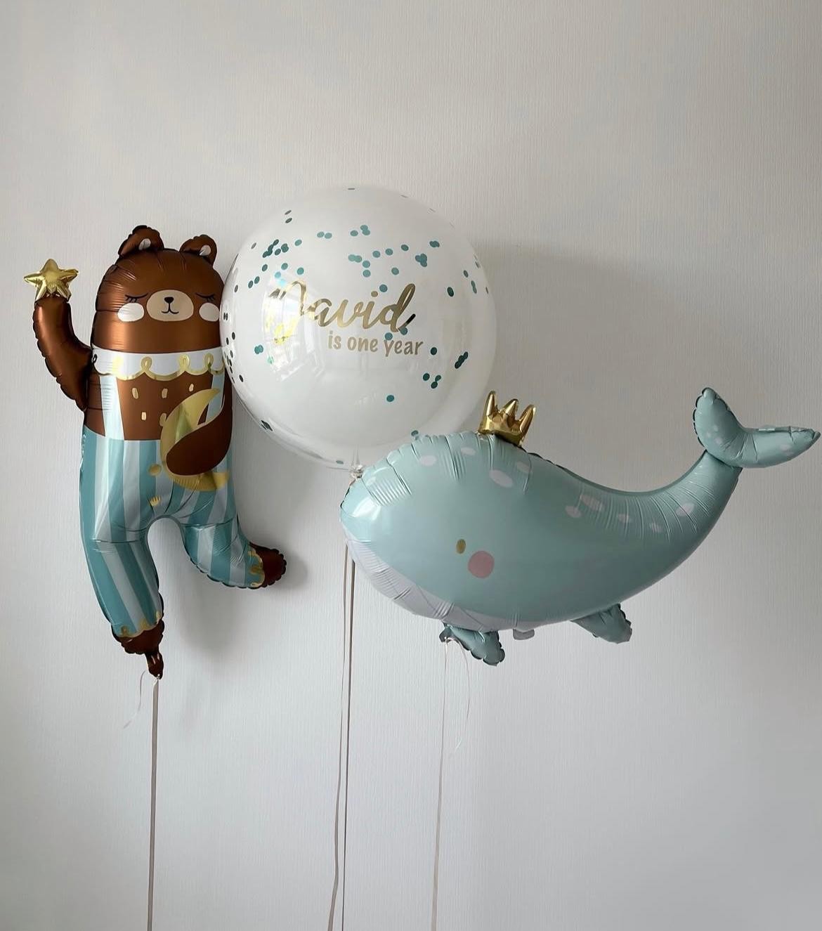 Teddy Ayı Turkuaz Balina Konsept