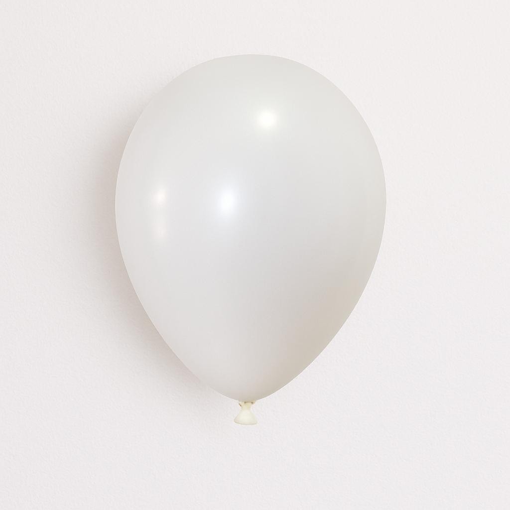 Pastel Beyaz 11 İnç Balon
