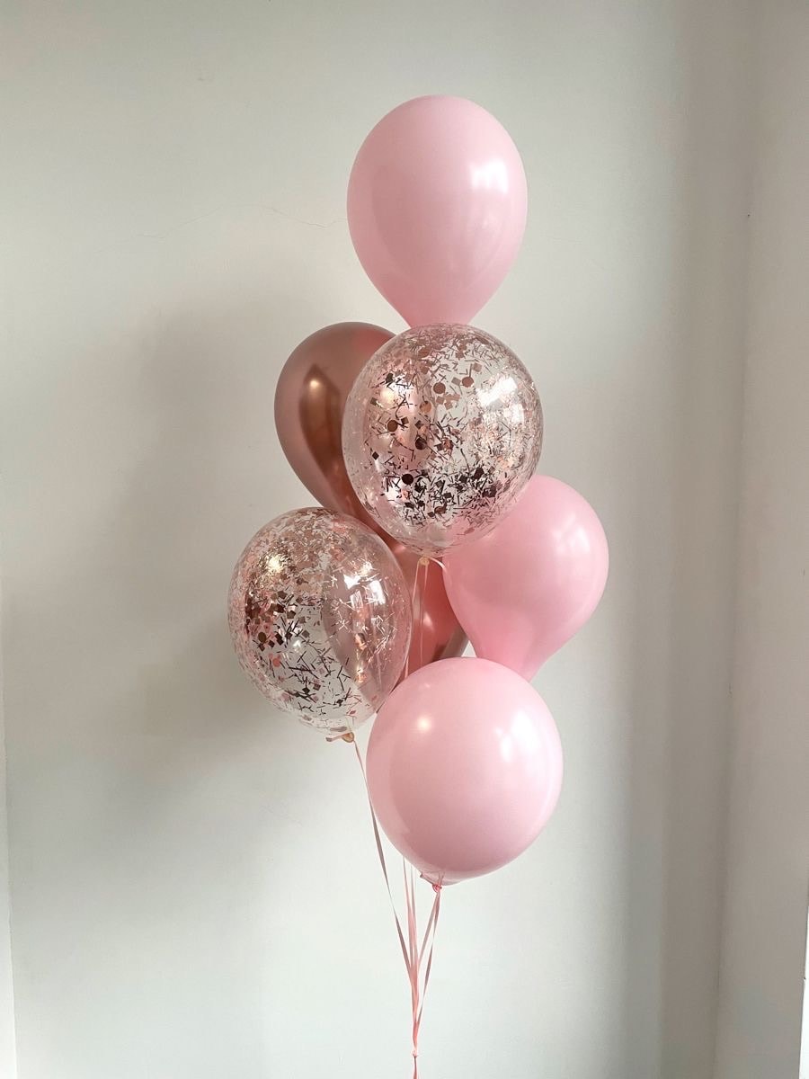 Pembe Rose Gold Balon Seti