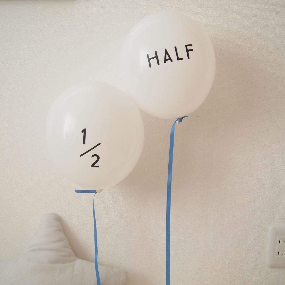 Yarım Yaş Beyaz Balon Konsept
