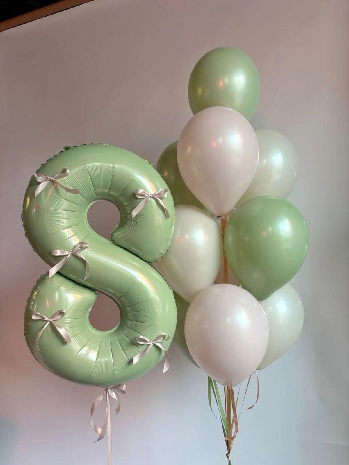 Yeşil Rakam Balon Konsept