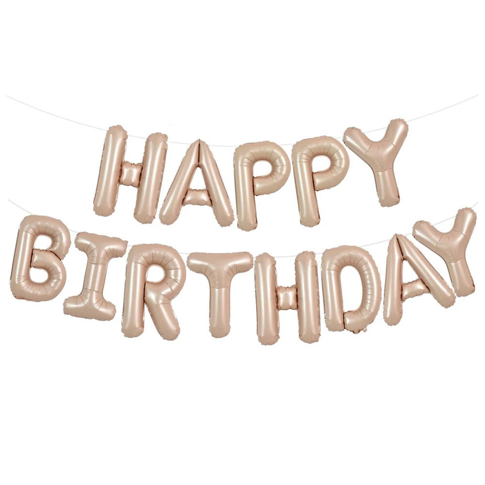 Happy Birthday Takım Folyo Karamel Balon