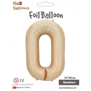 Karamel 34 İnç Folyo Balon