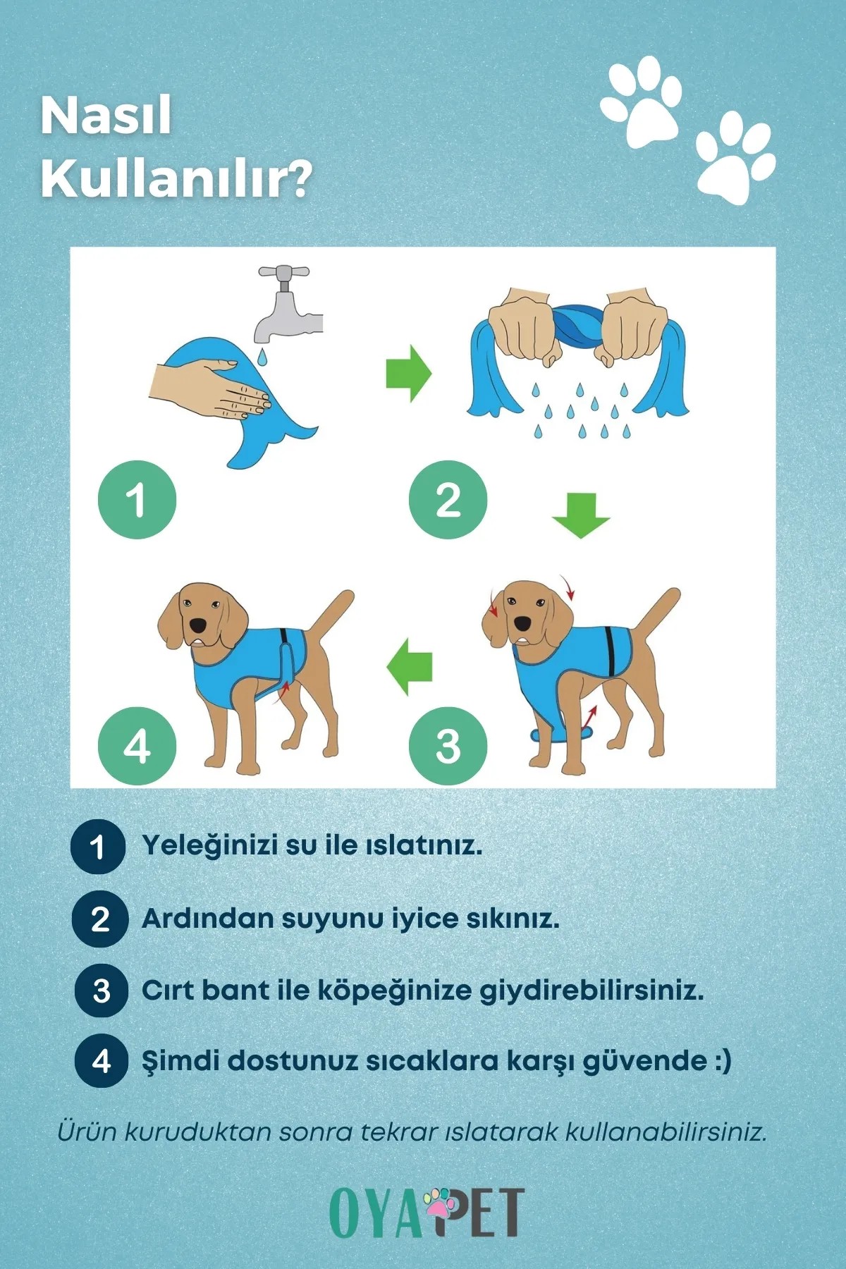 Köpek Serinleme Yeleği