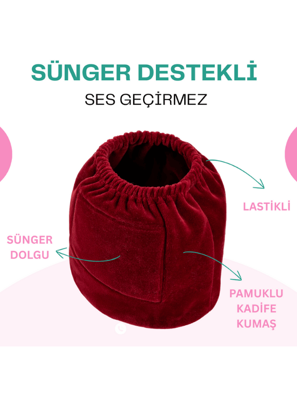 Köpek Kulak Koruyucu Bandana, Yüksek Ses ve Stresli Ortamlar, Traş Mak. ve Fön Mak. Ses İzalasyonu