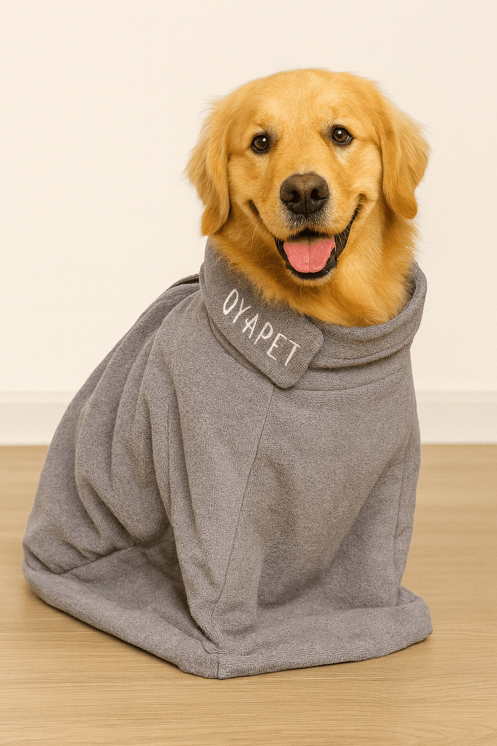 MicroPerformance® Fermuarlı Köpek Kurulama Tulumu