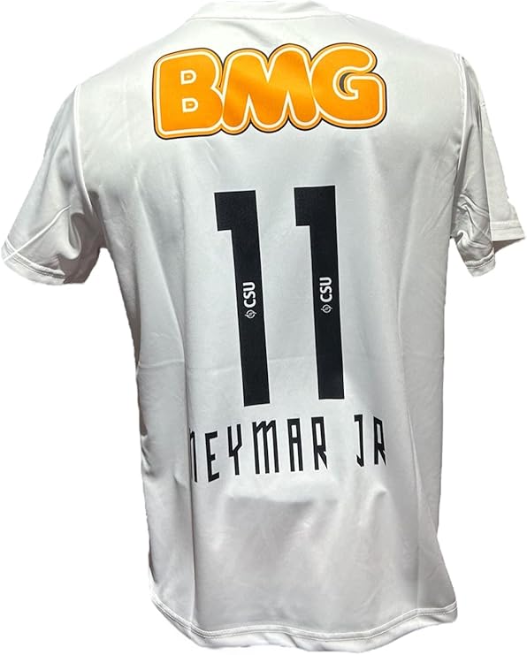 Neymar yetişkin santos 11 beyaz forma