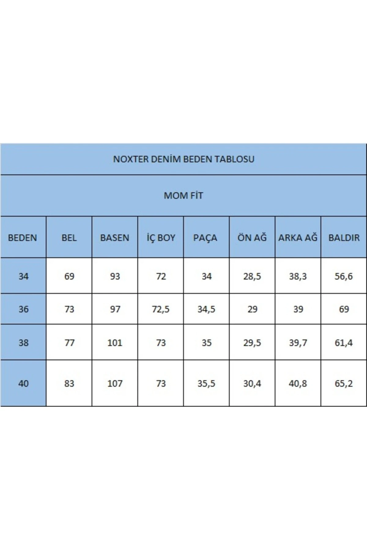 Yüksek Bel Koyu Yıkamalı Kadın Denim Pantolon