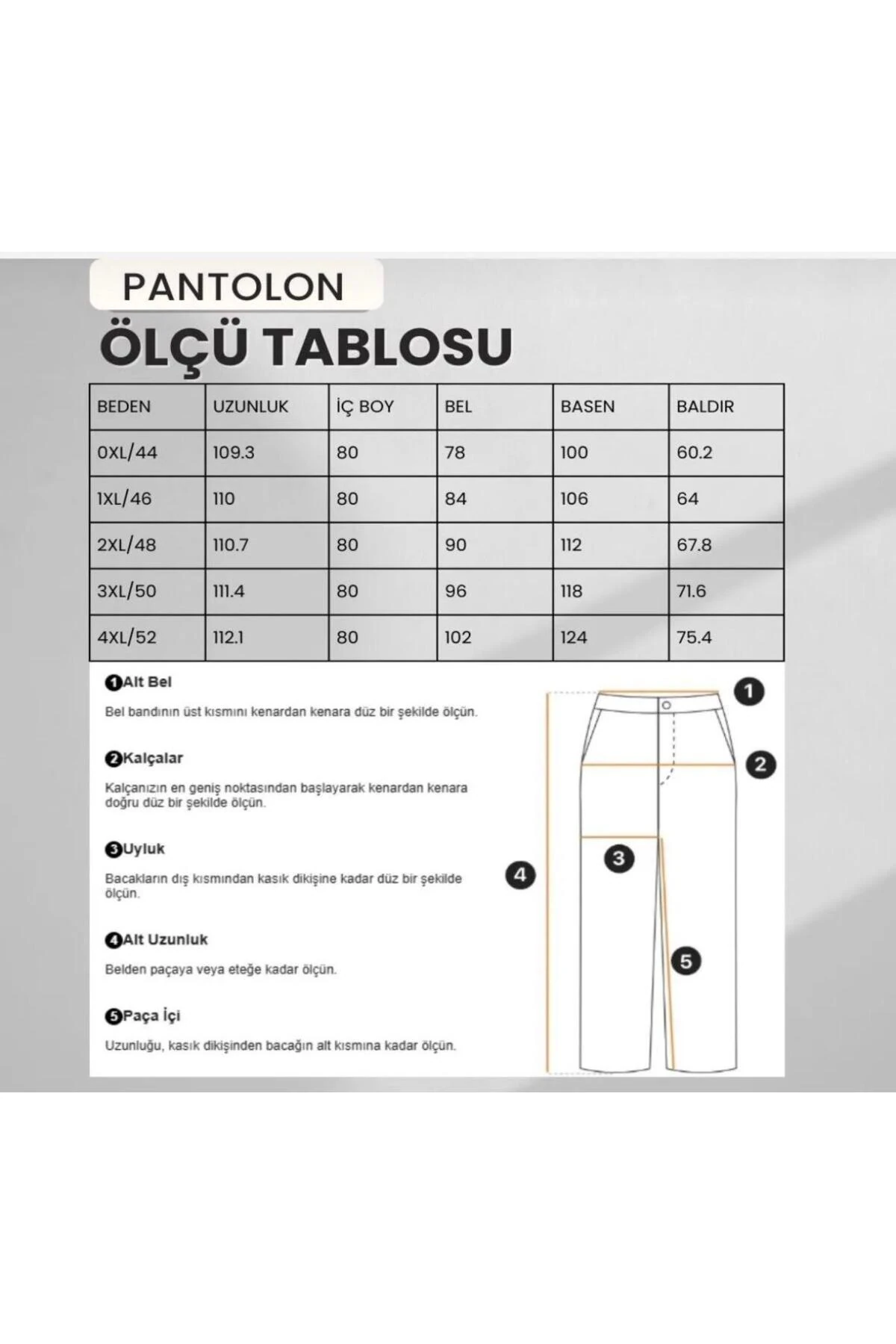KADIN KOYU GRİ DENİM PANTOLON BÜYÜK BEDEN