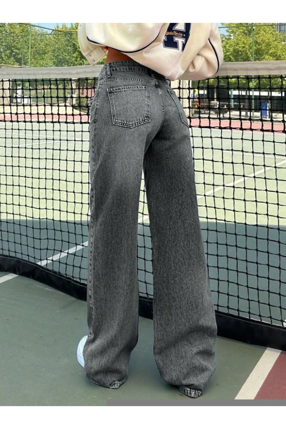 KADIN DÜŞÜK BEL DENİM PANTOLON