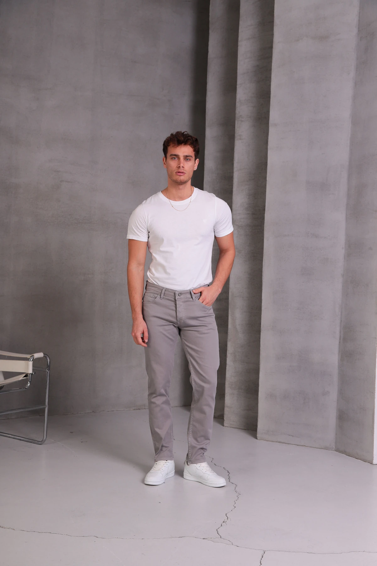 ERKEK ANTRASİT SLİM FİT PANTOLON