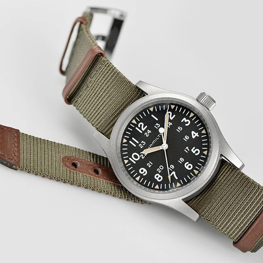 H69439931 Khaki Field Mechanical 38mm