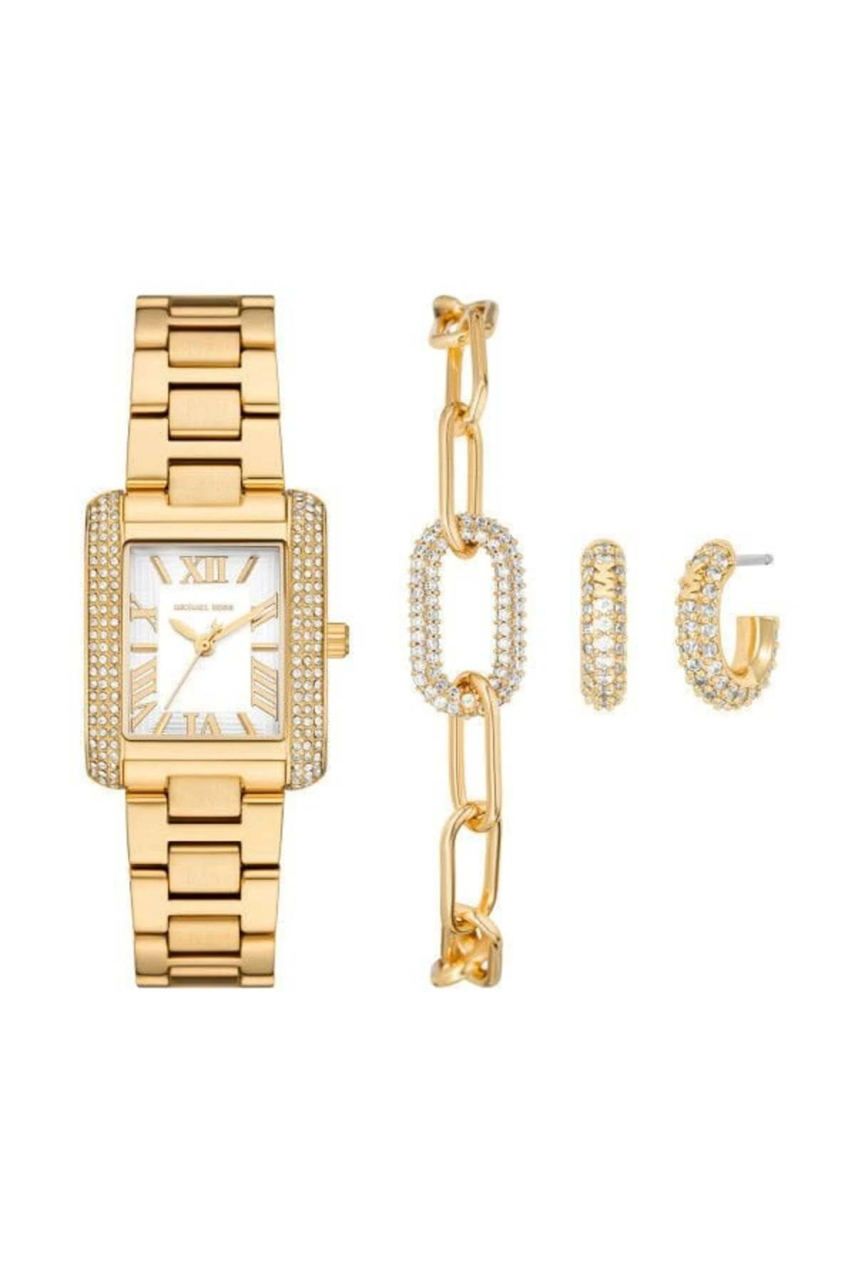 Mk4837set Kadın Kol Saati Bileklik Ve Küpe Seti