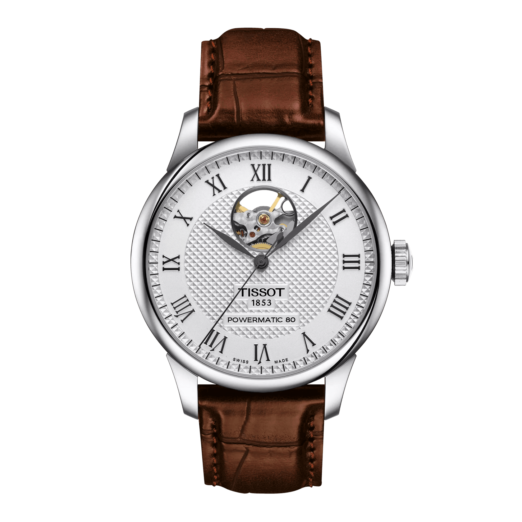 T0064071603301 Tissot Le Locle Powermatic 80 Open Heart