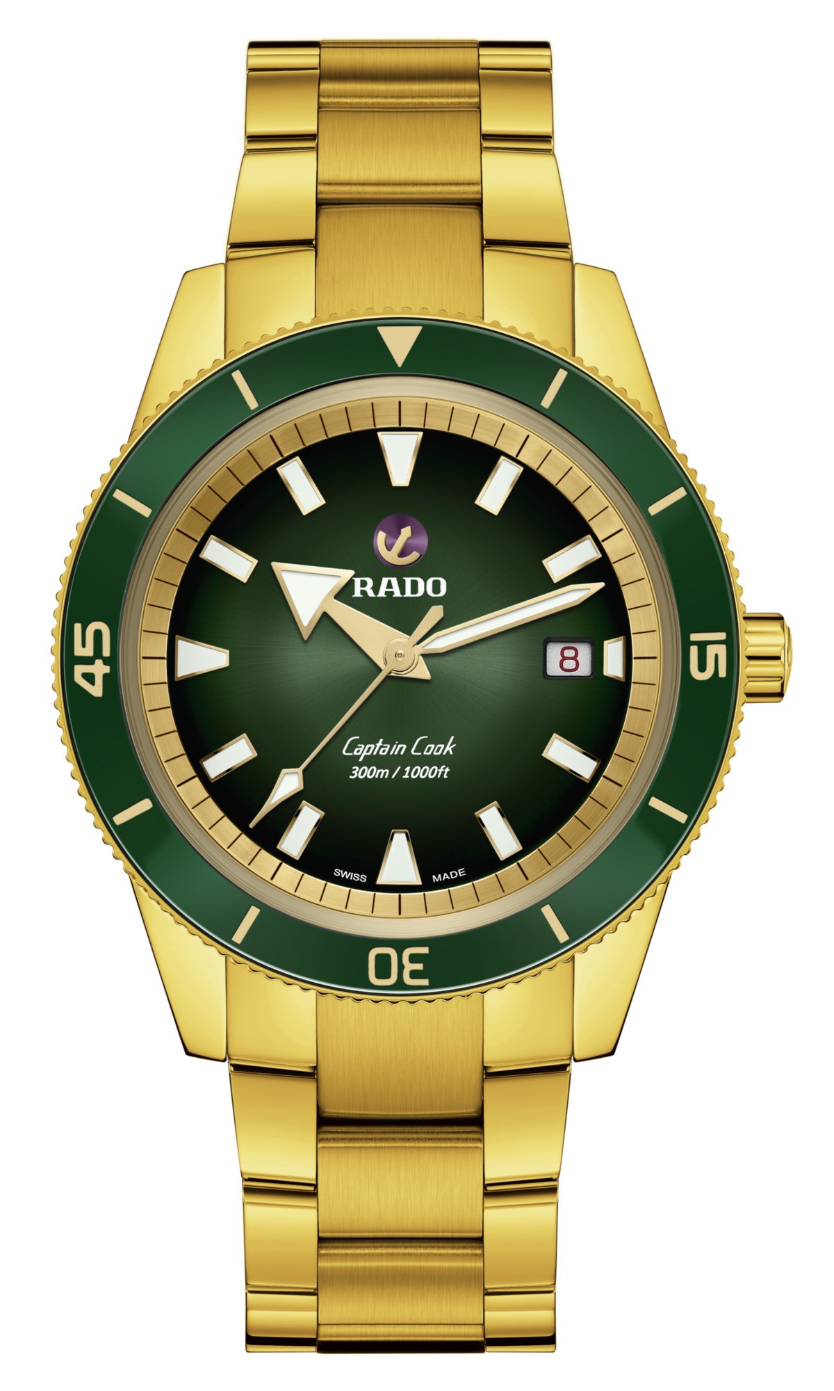 R32136323 Rado Captain Cook  Gold