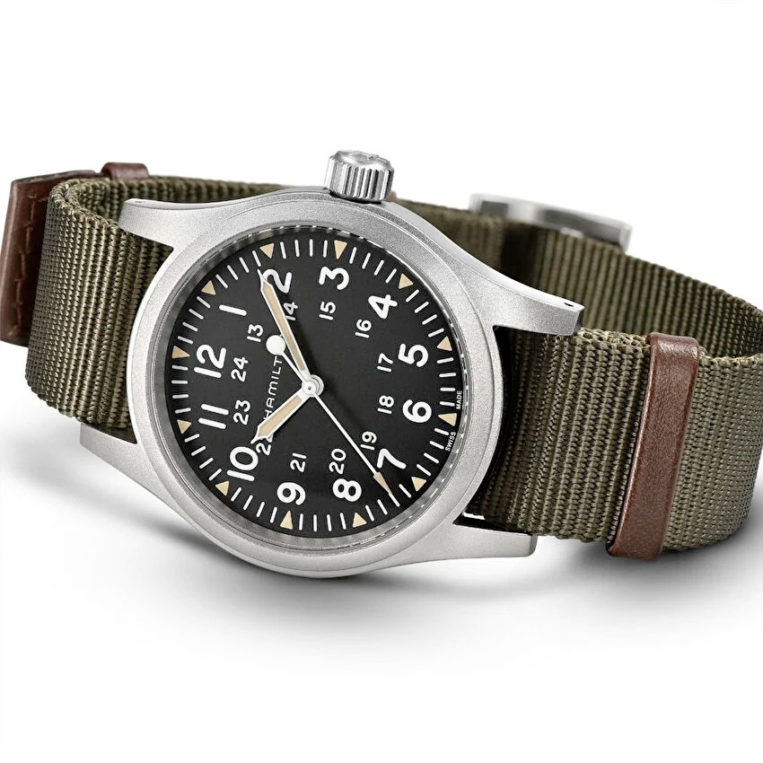 H69439931 Khaki Field Mechanical 38mm