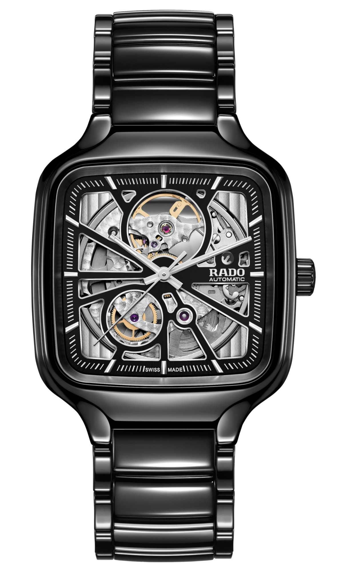 R27086152 Rado True Square Automatic Open Heart  Kol Saati