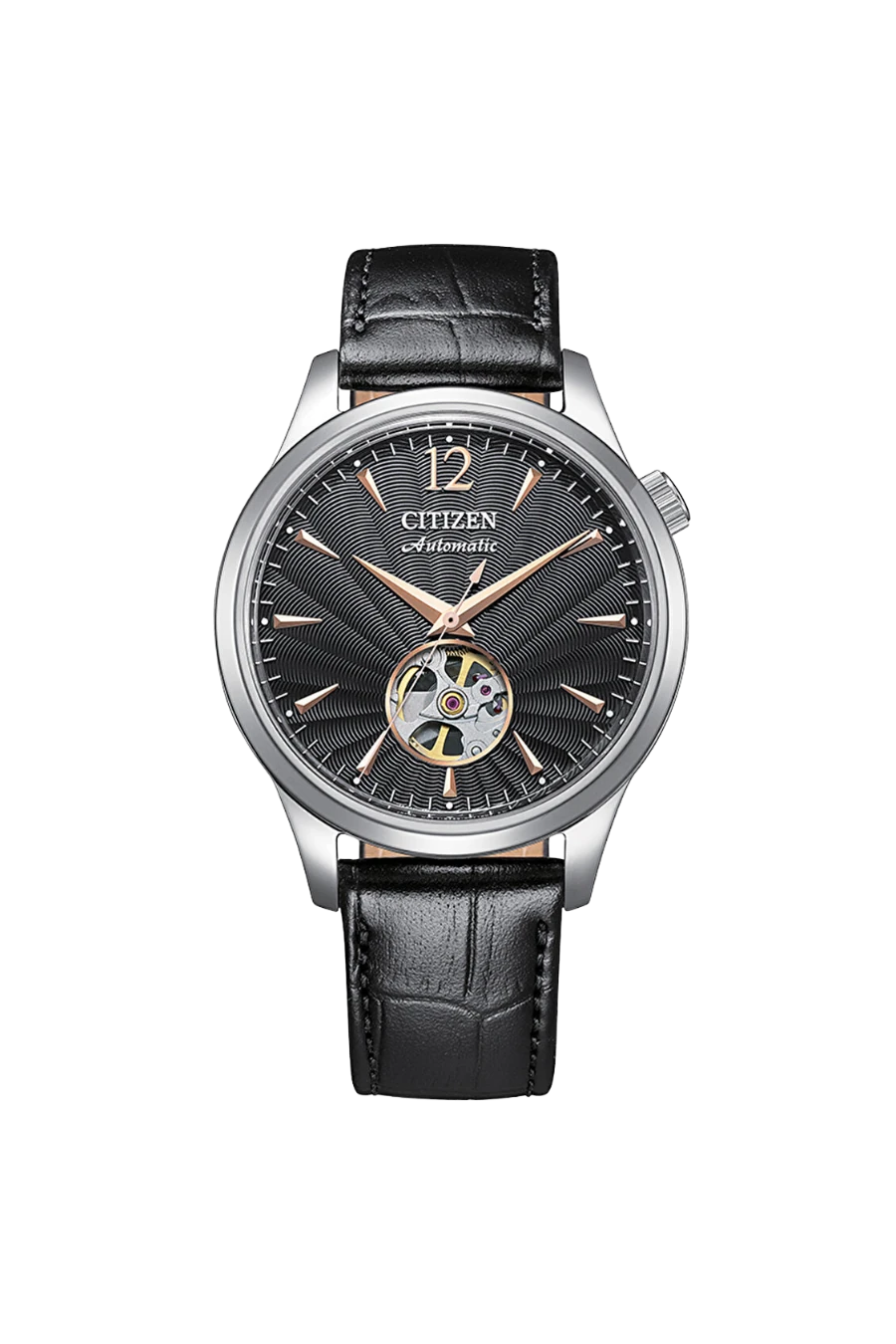 Nh9131-14e Deri Kayışlı Otomatik 5 Atm Su Geçirmez Erkek Kol Saati