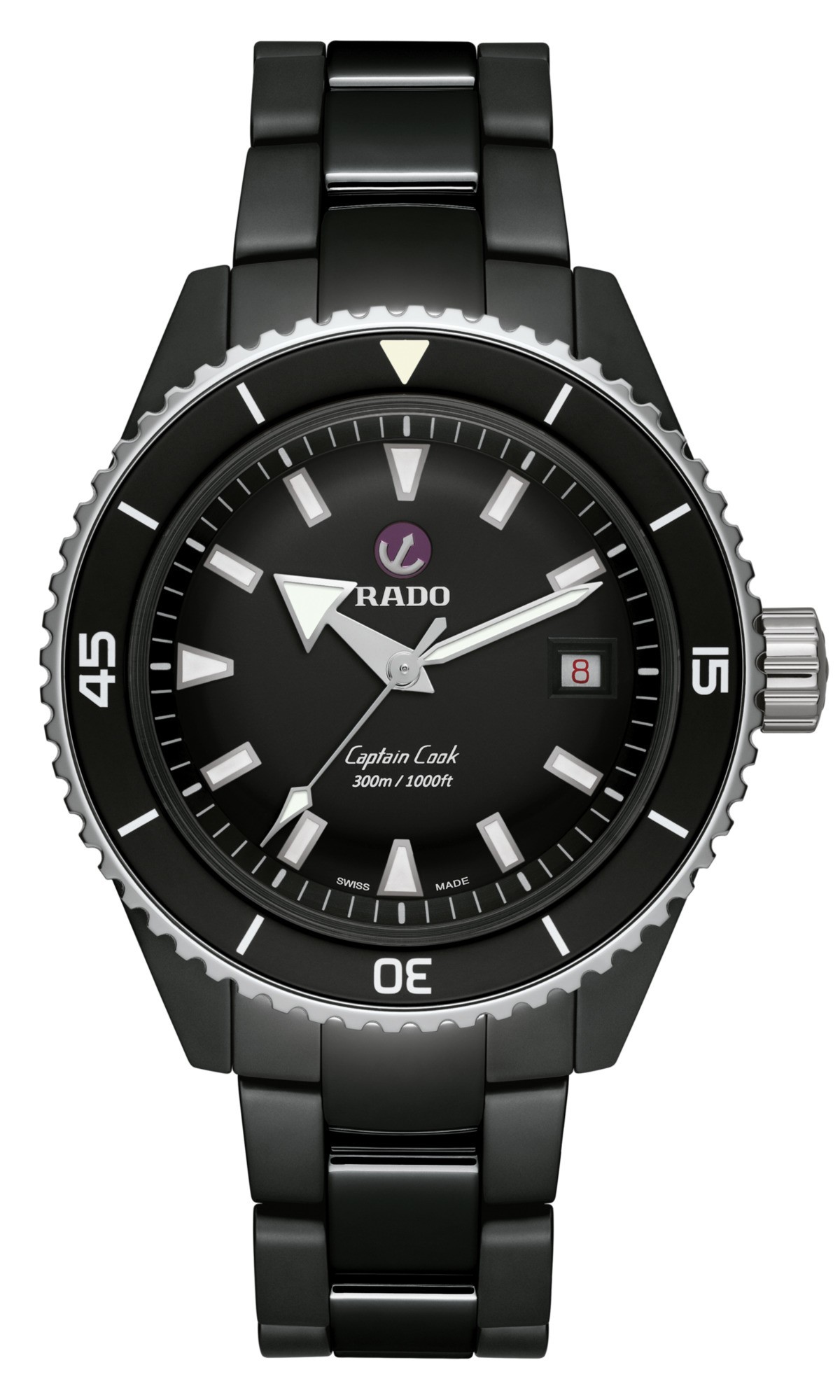 R32129152 Rado Captain Cook High-Tech Ceramic Diver  Erkek Kol Saati