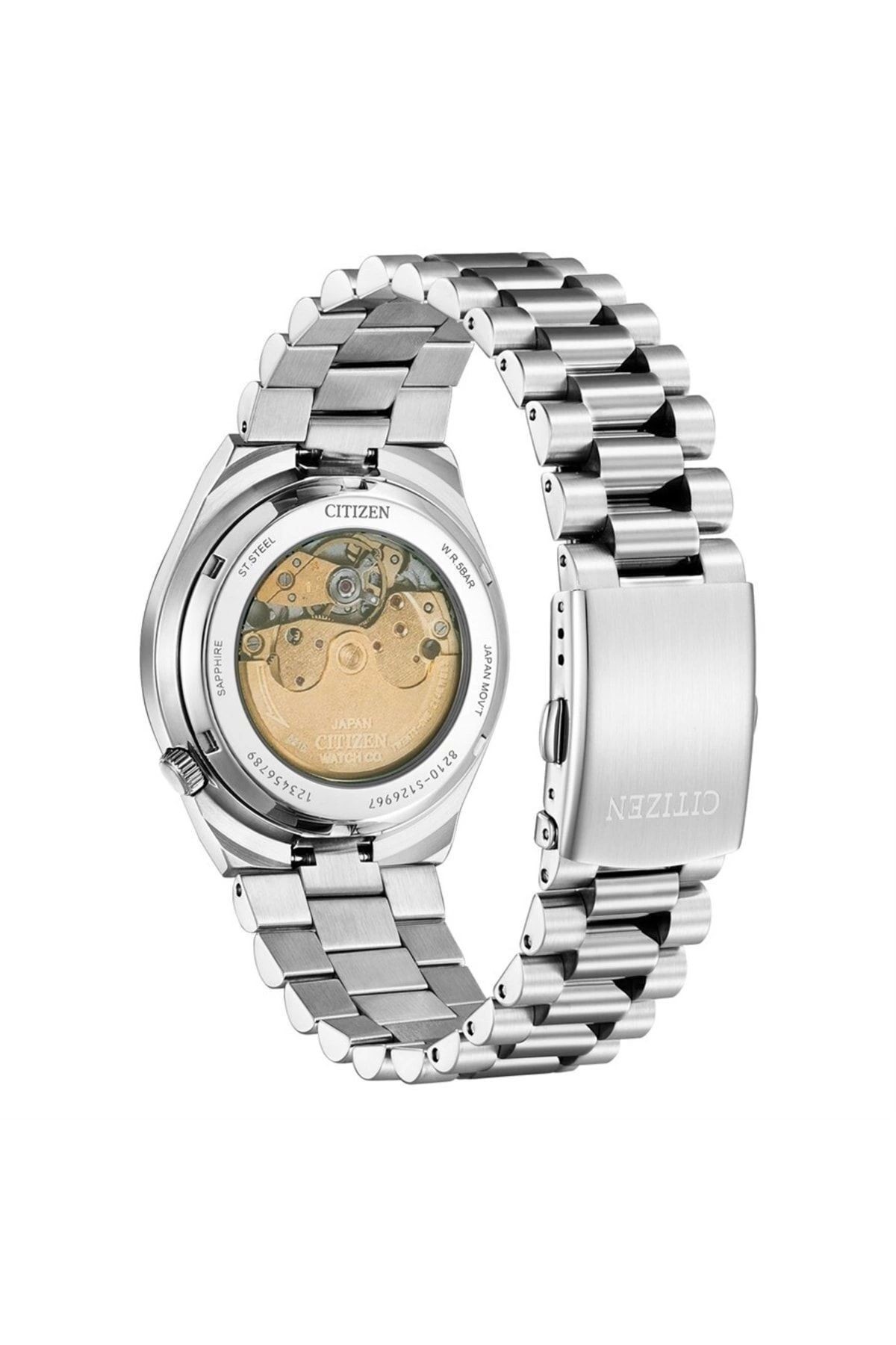 Cıtızen Tsuyosa NJ0150-81X Otomatik Çelik Yeşil Kadran 40 mm Erkek Kol Saat