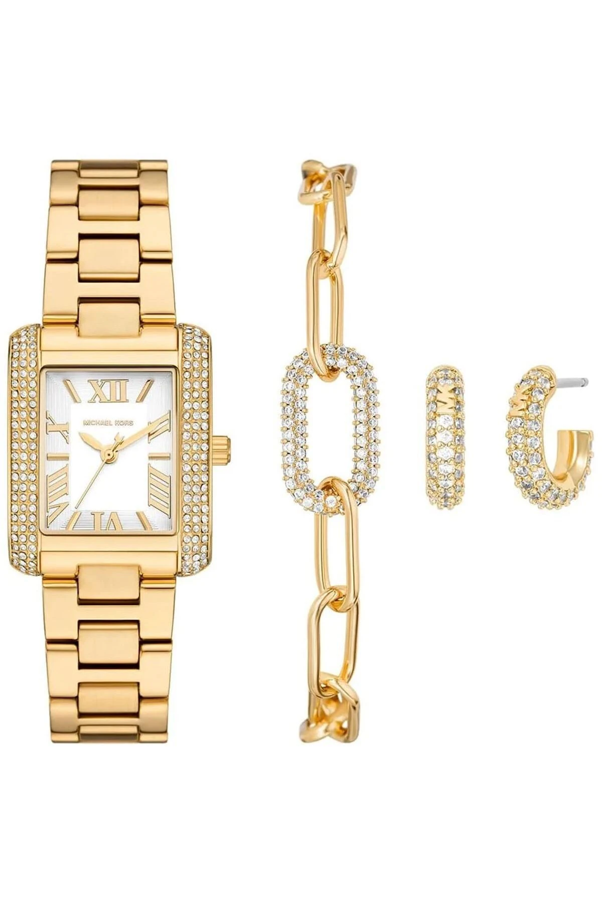 Mk4837set Kadın Kol Saati Bileklik Ve Küpe Seti
