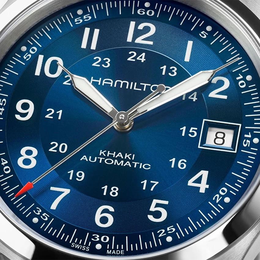 H70455140 Khaki Field Auto 38mm