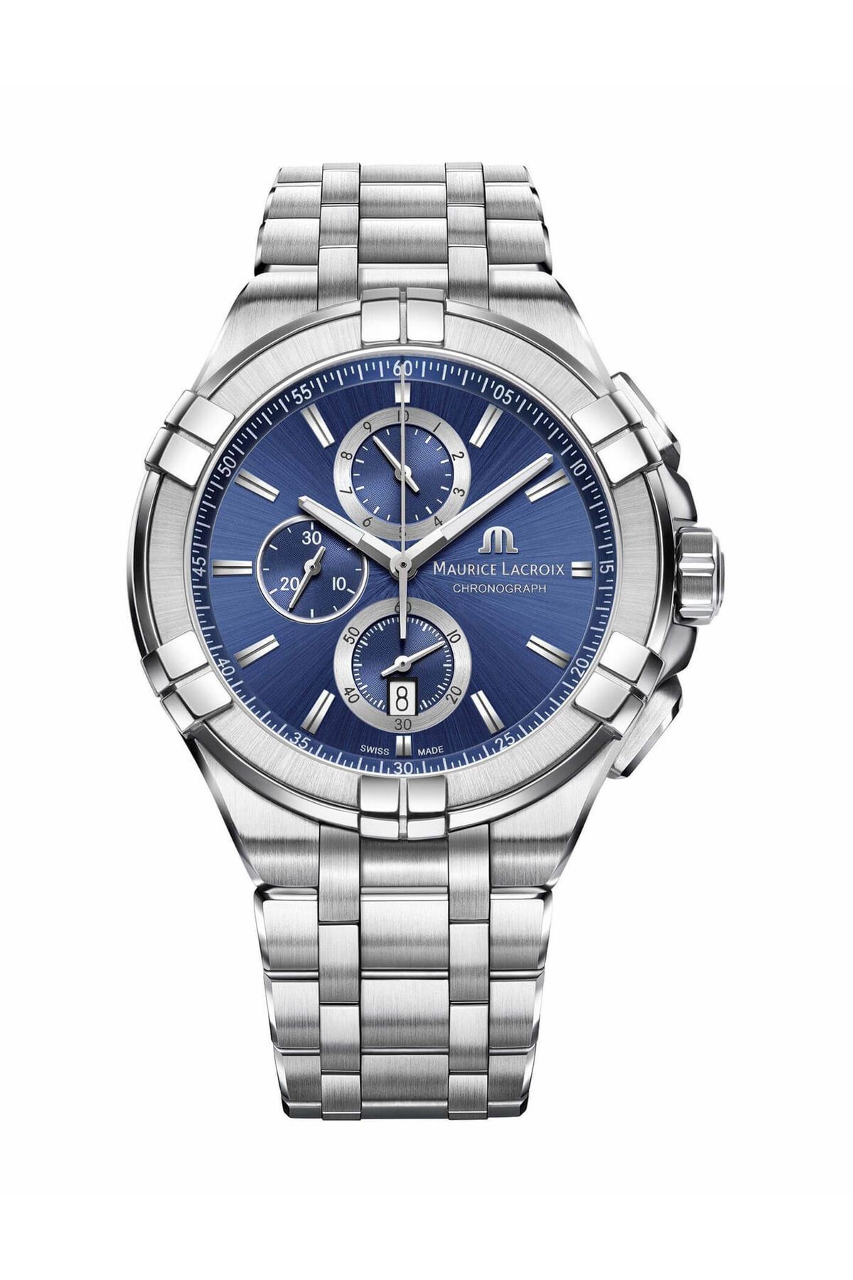 Aikon Chronograph 44 Mm Aı1018-ss002-430-1 Ml-aı1018ss002430-1