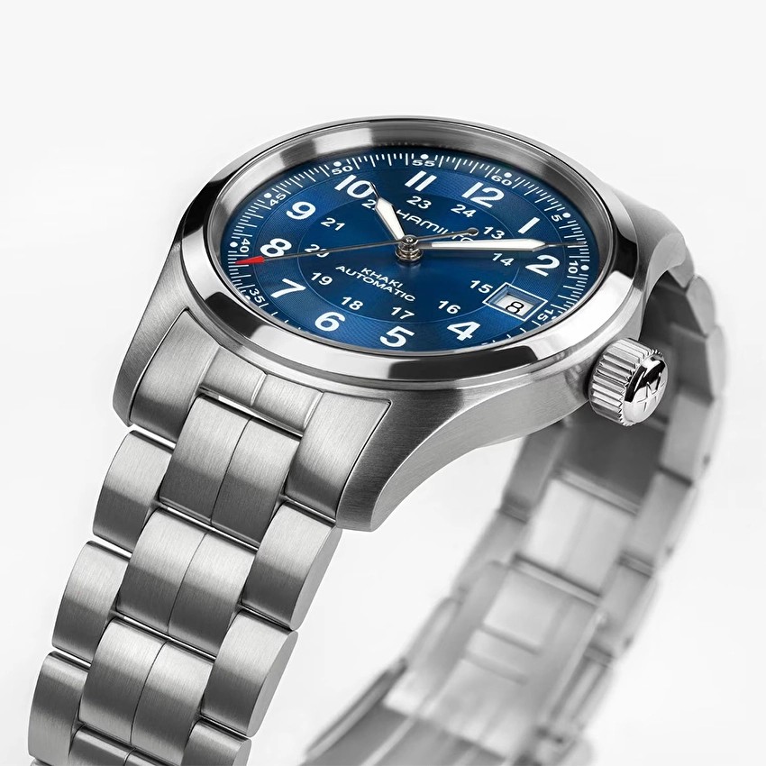 H70455140 Khaki Field Auto 38mm