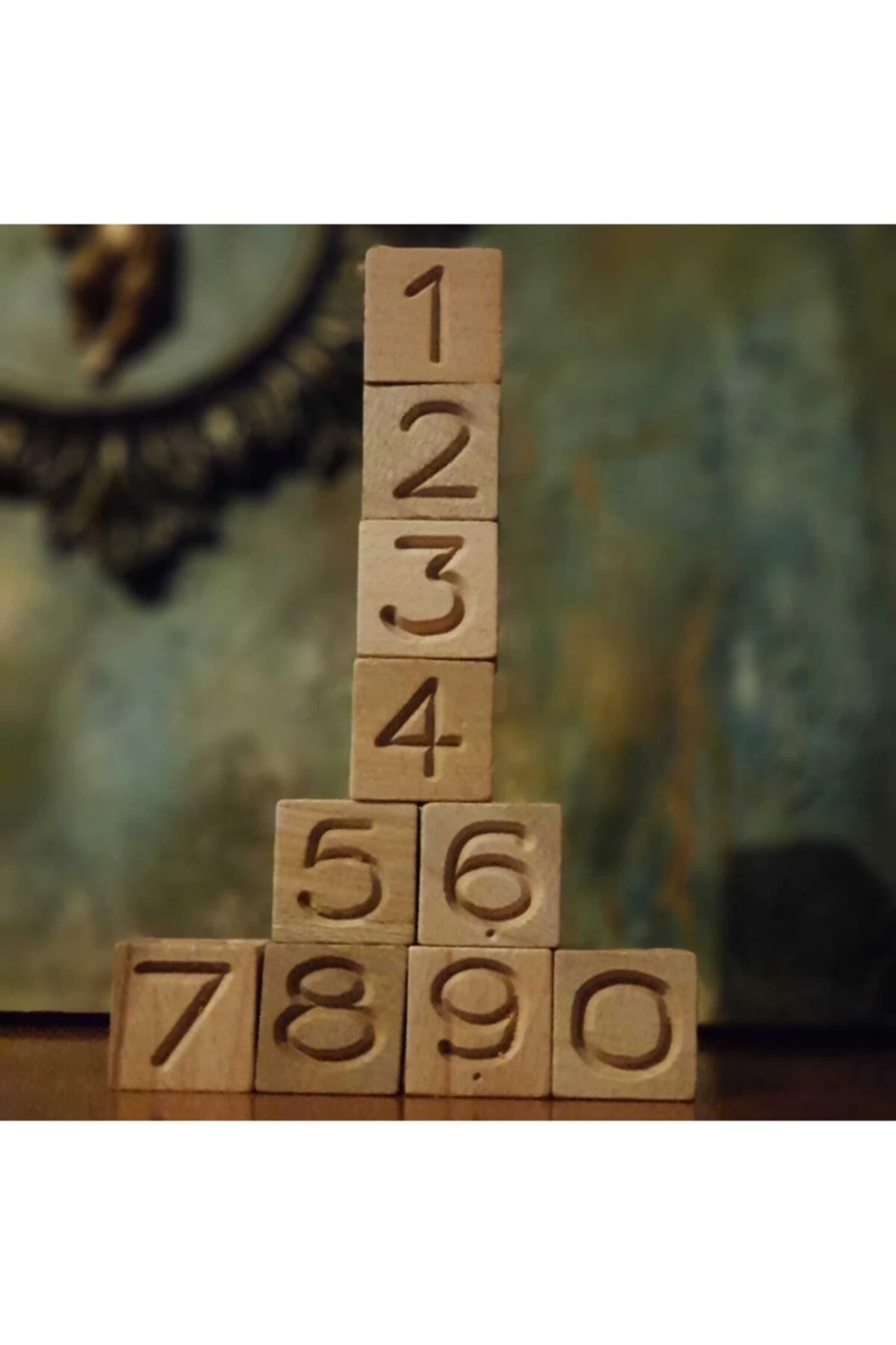 Ahşap Küplerle 4 Işlem Seti (4x4 Cm Ahşap Blok)
