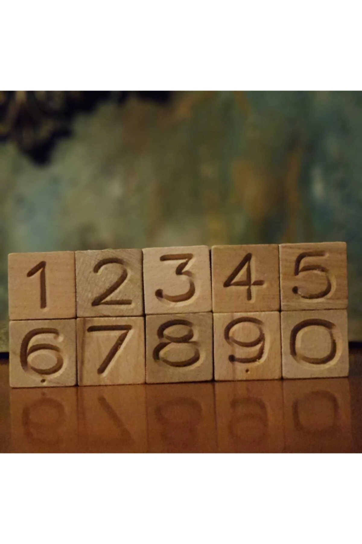 Ahşap Küplerle 4 Işlem Seti (4x4 Cm Ahşap Blok)