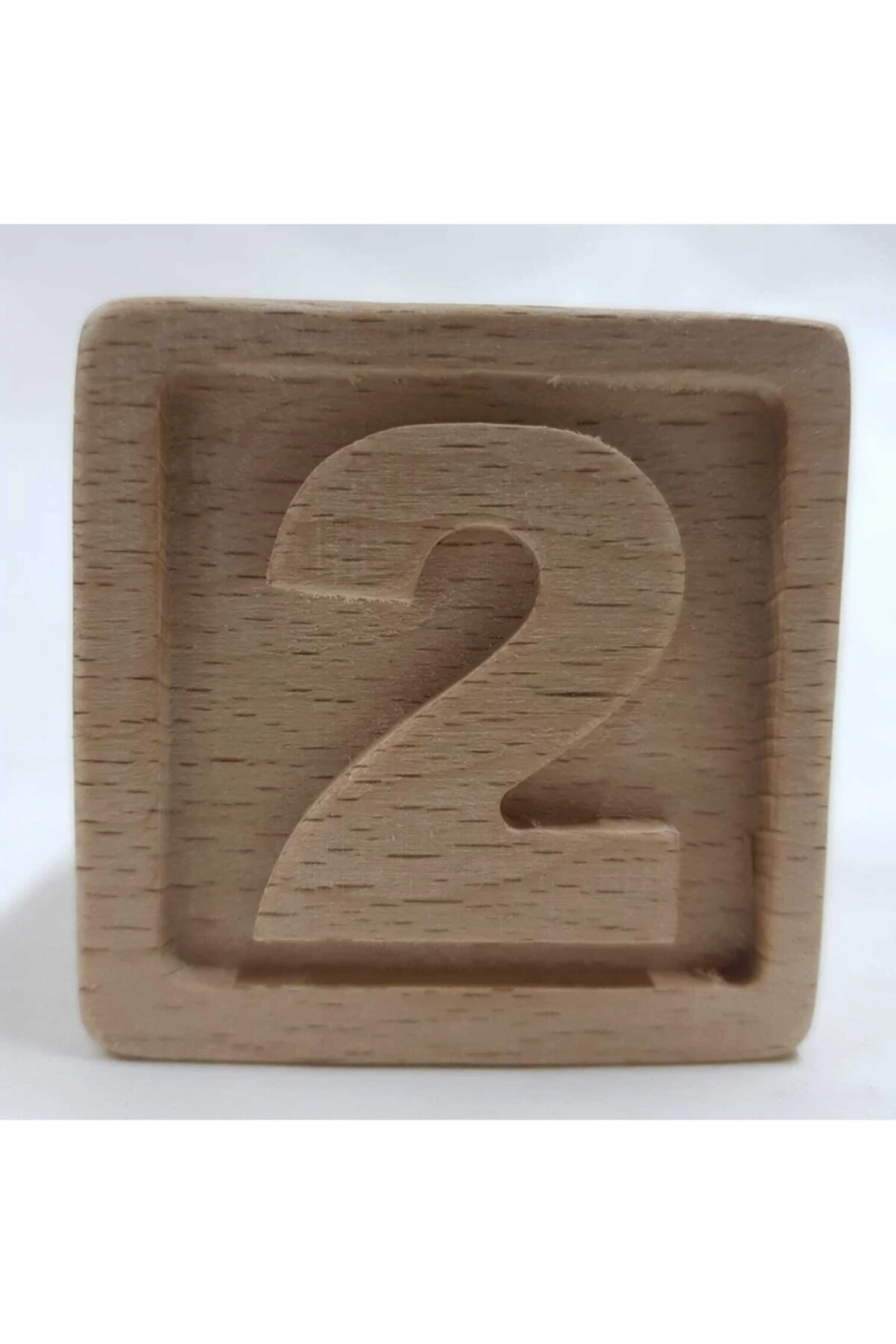 Ahşap Rakam Seti  Büyüklükte Küpler (10 Adet) 5x5 Cm