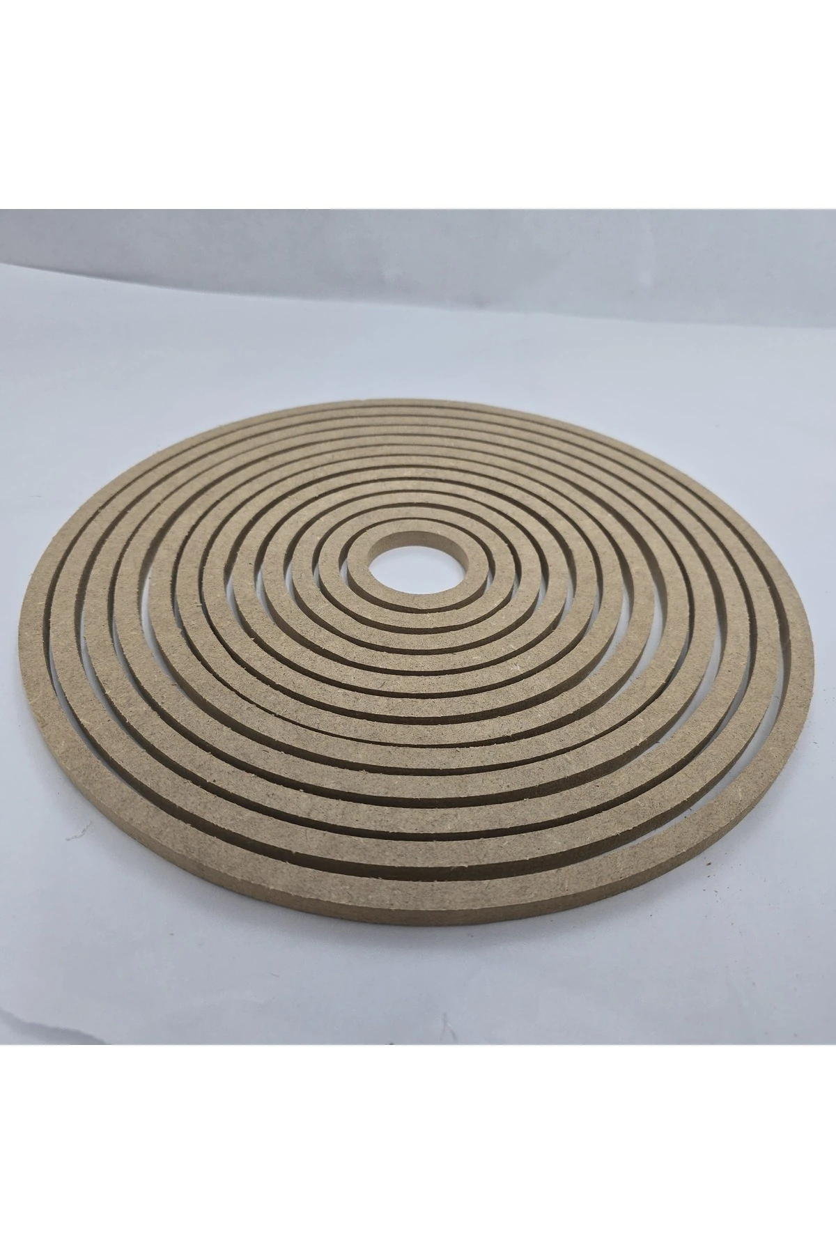 KASNAK. 12'li Ham Mdf, 8mm Kalınlık, 30 Cm. Boyanabilir Vidasız Kasnak, Makrome Halkası.