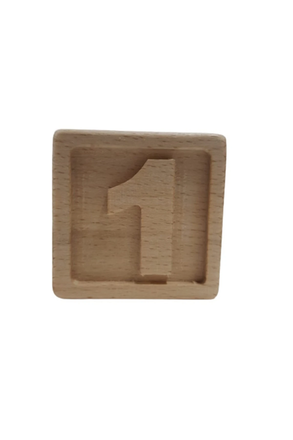 Ahşap Rakam Seti  Büyüklükte Küpler (10 Adet) 5x5 Cm