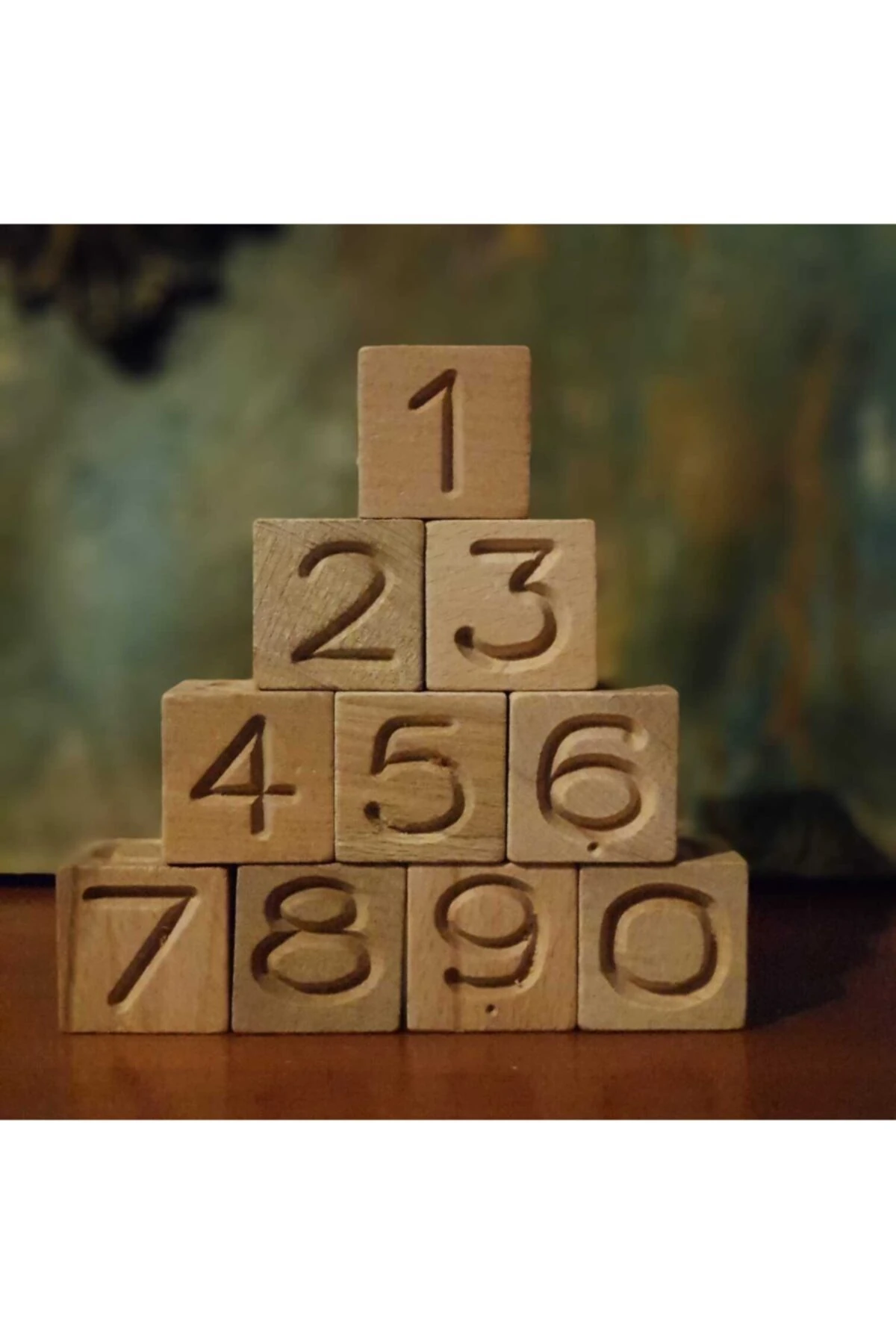 Ahşap Küplerle 4 Işlem Seti (4x4 Cm Ahşap Blok)