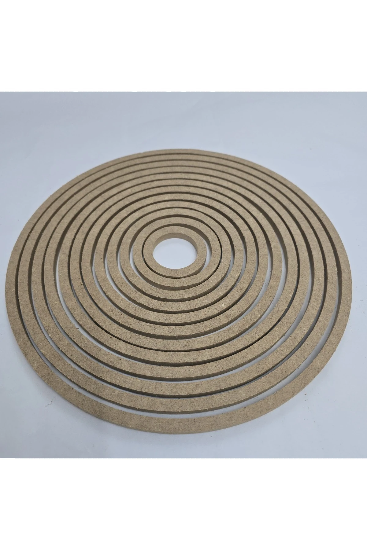 KASNAK. 12'li Ham Mdf, 8mm Kalınlık, 30 Cm. Boyanabilir Vidasız Kasnak, Makrome Halkası.