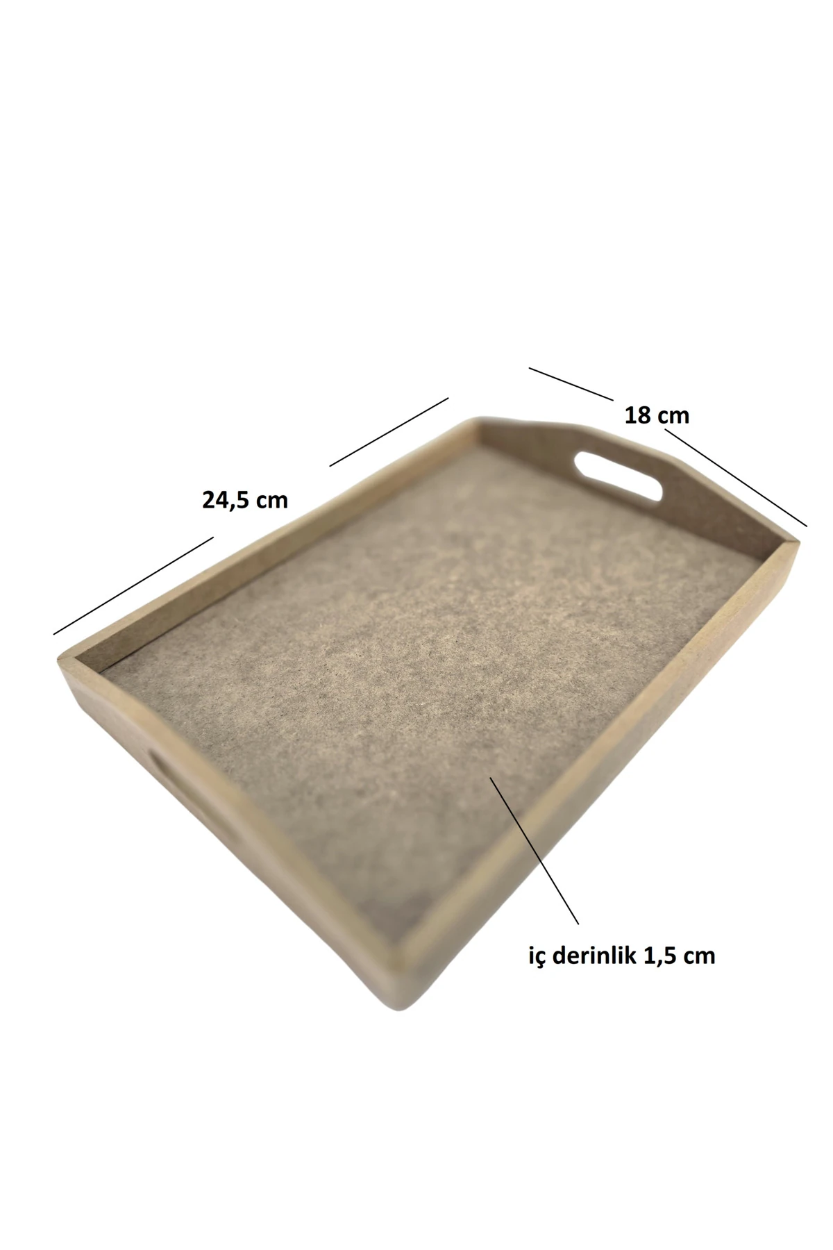 Boyamalık 25 Cm X 18 Cm Ahşap Sunum Tepsi .ahşap Sunum Tepsisi. Hobi Boyama