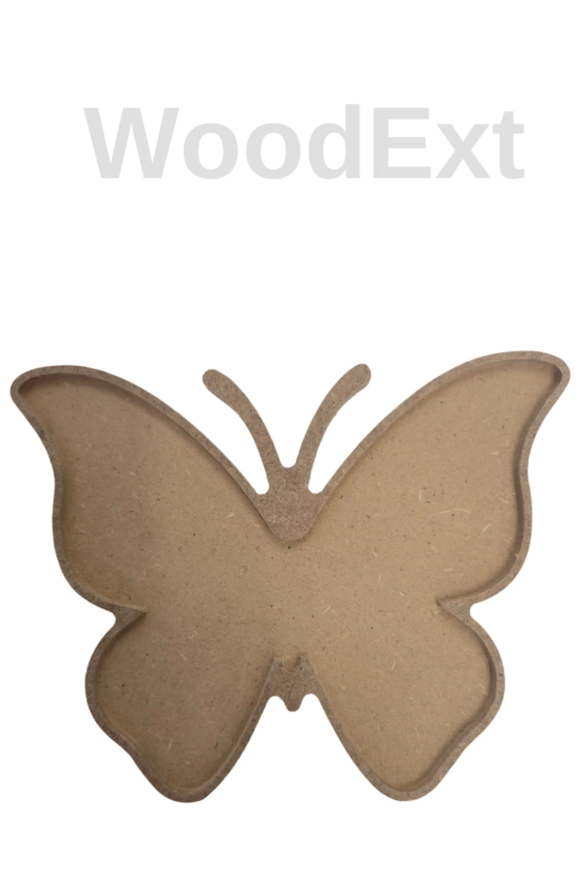 Ahşap Mozaik Baz. Kelebek Küçük. Mozaik Ahşap Baz. 16 Cm X 20 Cm Derinlik 4 Mm