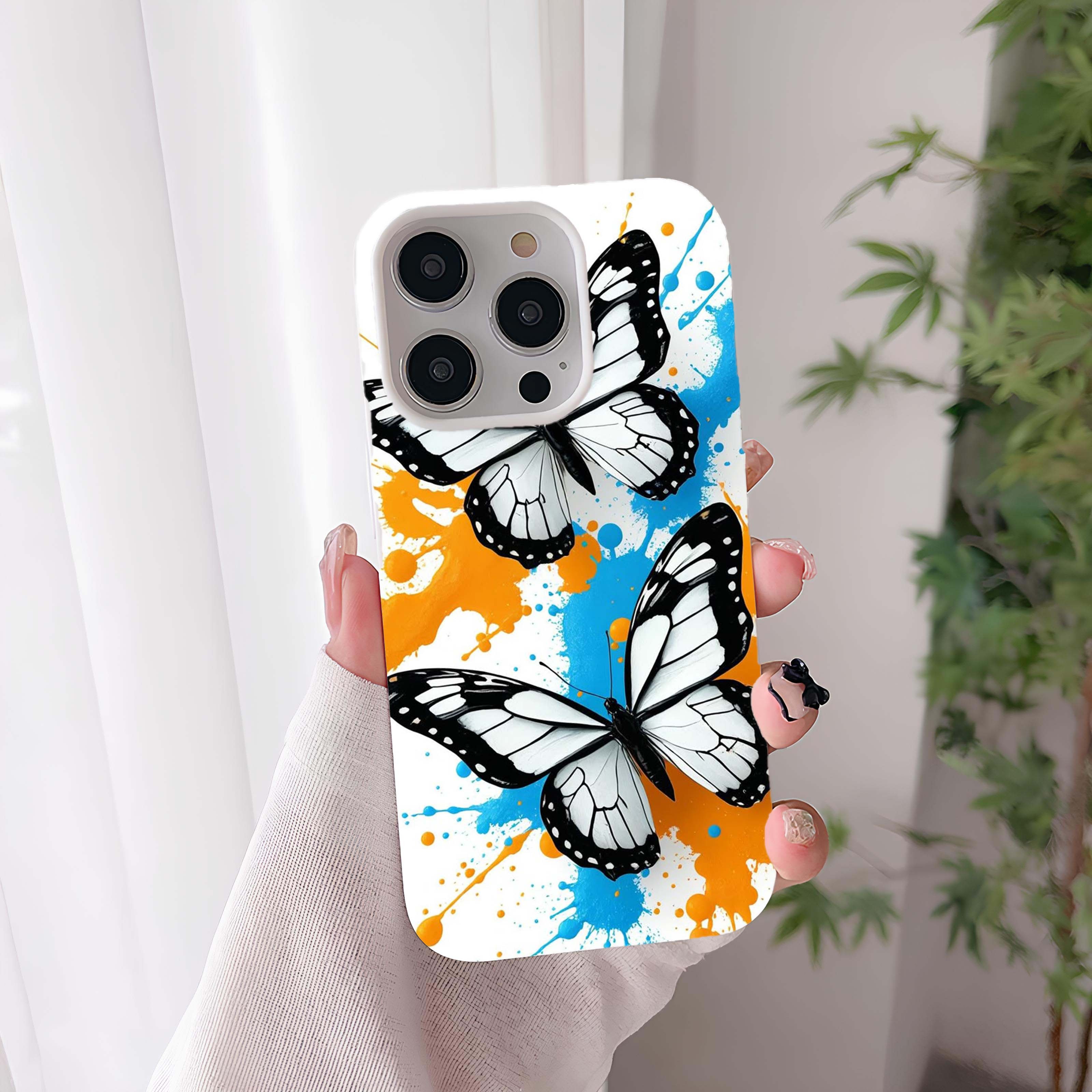 Colorful Butterfly Özel Tasarım Premium Kalite Telefon Kılıfı