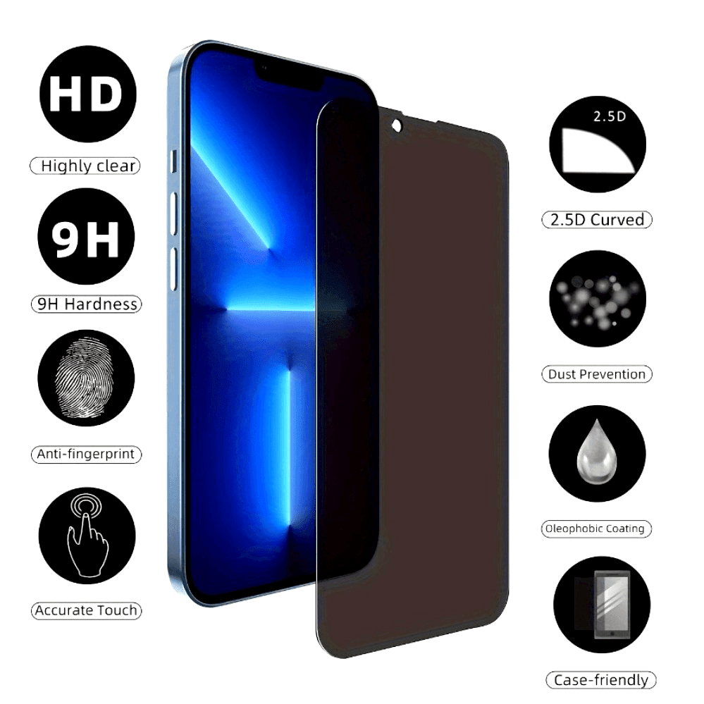 iPhone 11 ile Uyumlu Anti-Statik Hayalet Ekran Koruyucu Kırılmaz Cam