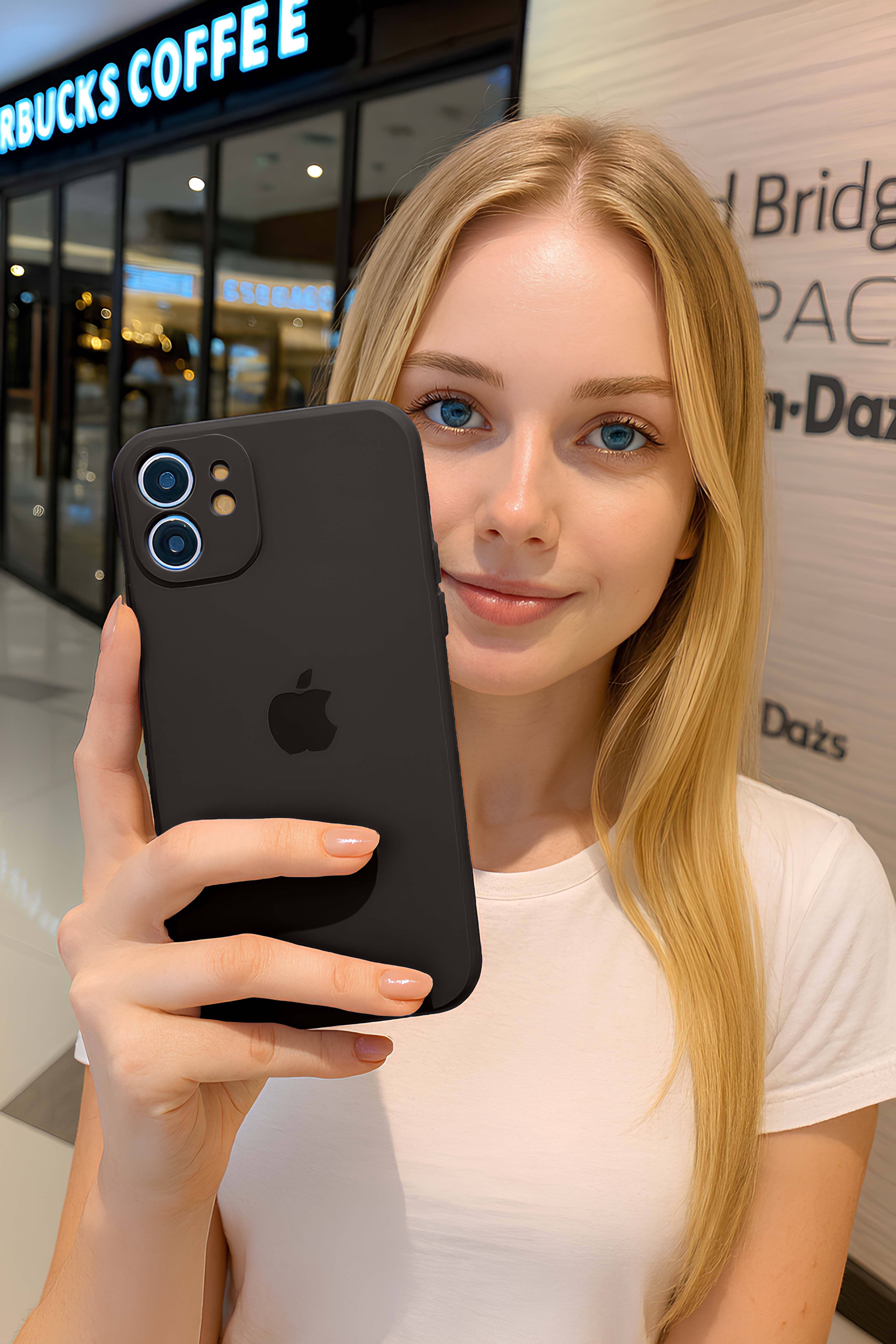 iPhone 11 ile Uyumlu Kadife İç Dokulu Kamera Korumalı (Köşeli) Premium Kalite Lansman Telefon Kılıfı