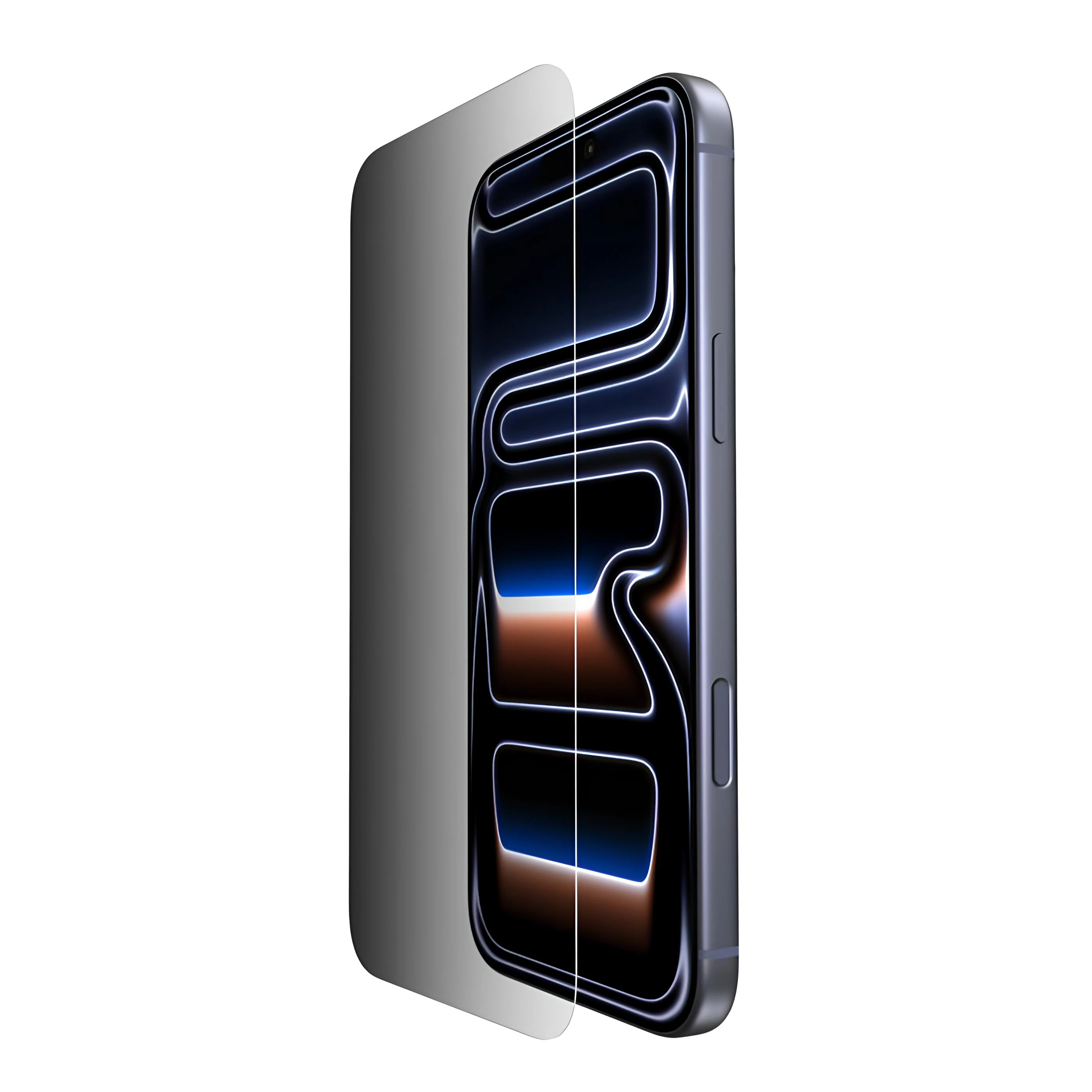 iPhone 17 Pro ile Uyumlu Anti-Statik Hayalet Ekran Koruyucu Kırılmaz Cam