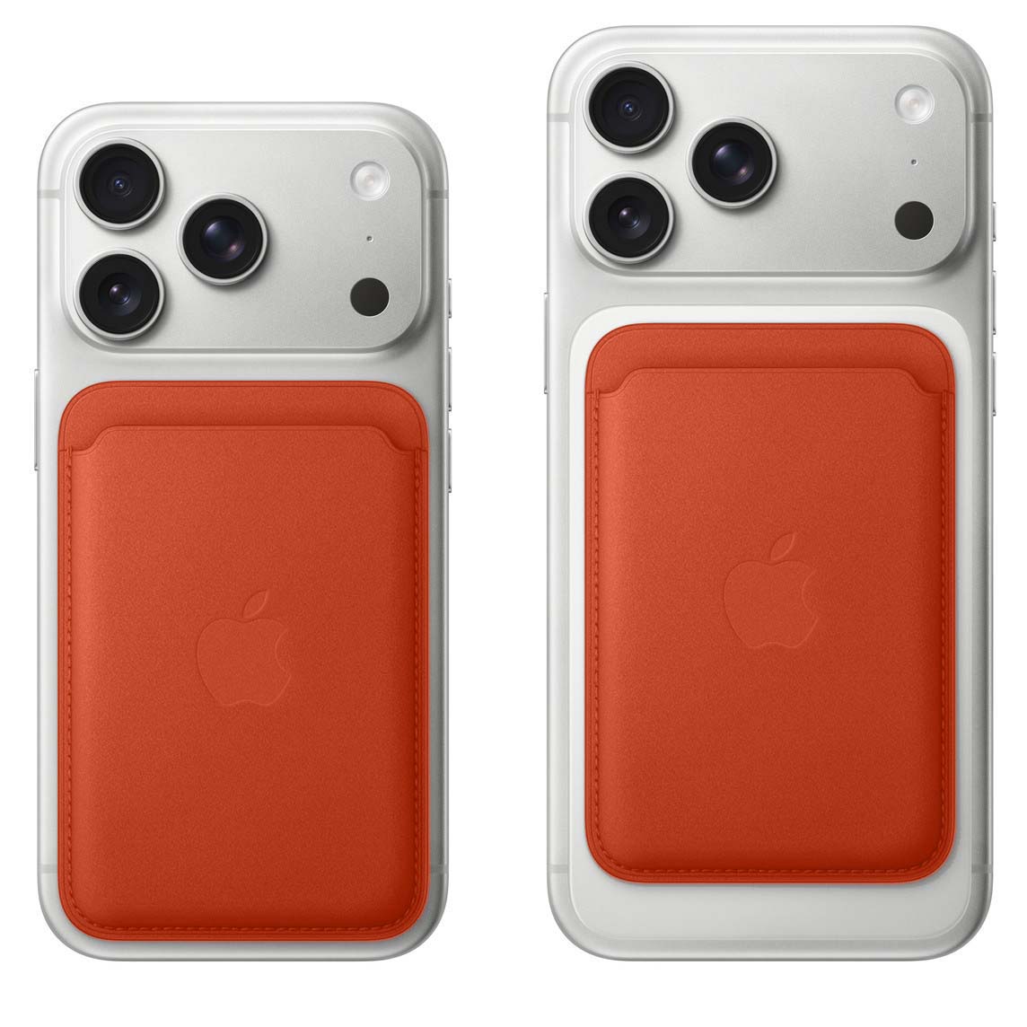 iPhone ile Uyumlu MagSafe Özellikli Deri Cüzdan (KIRMIZI)