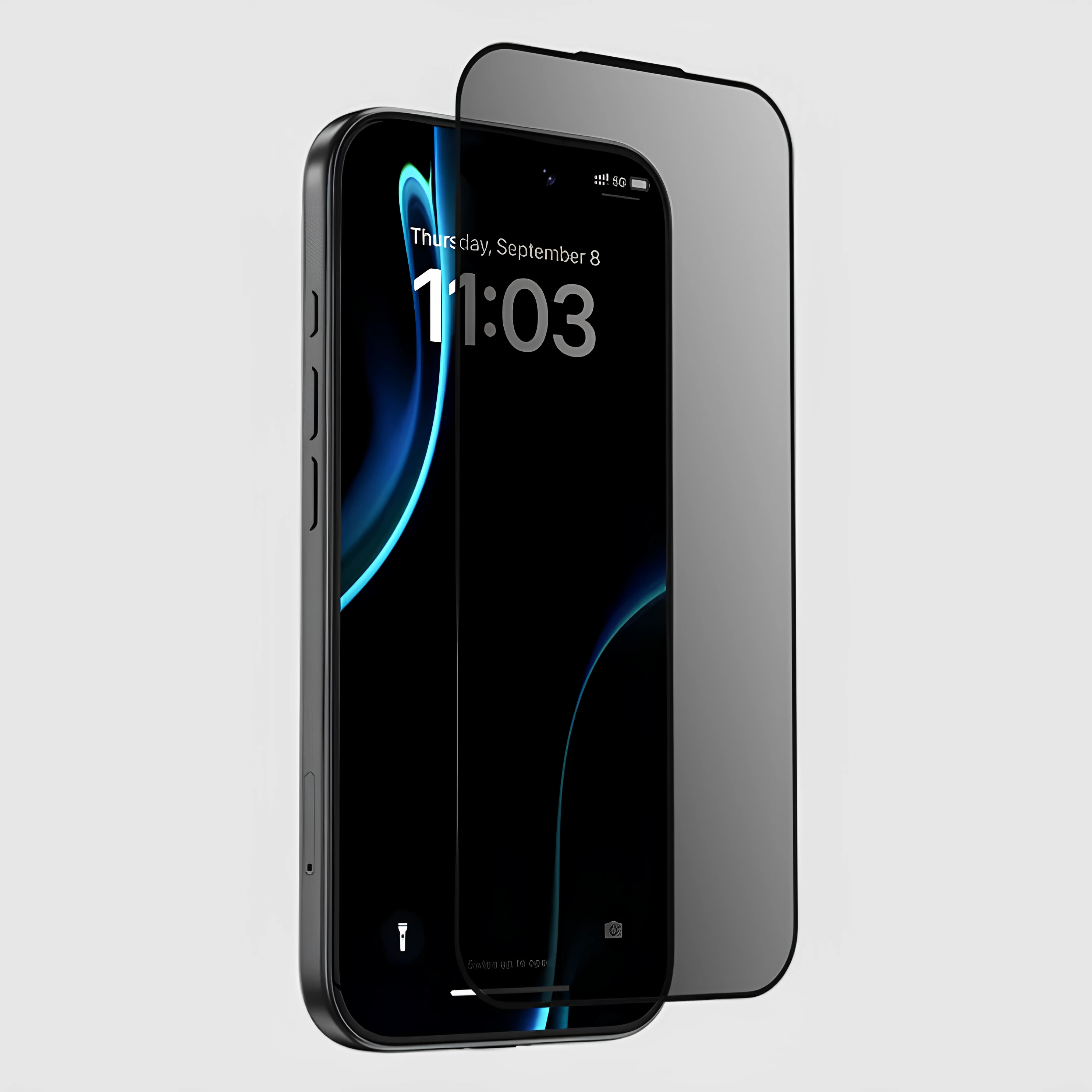 iPhone Air ile Uyumlu Anti-Statik Hayalet Ekran Koruyucu Kırılmaz Cam