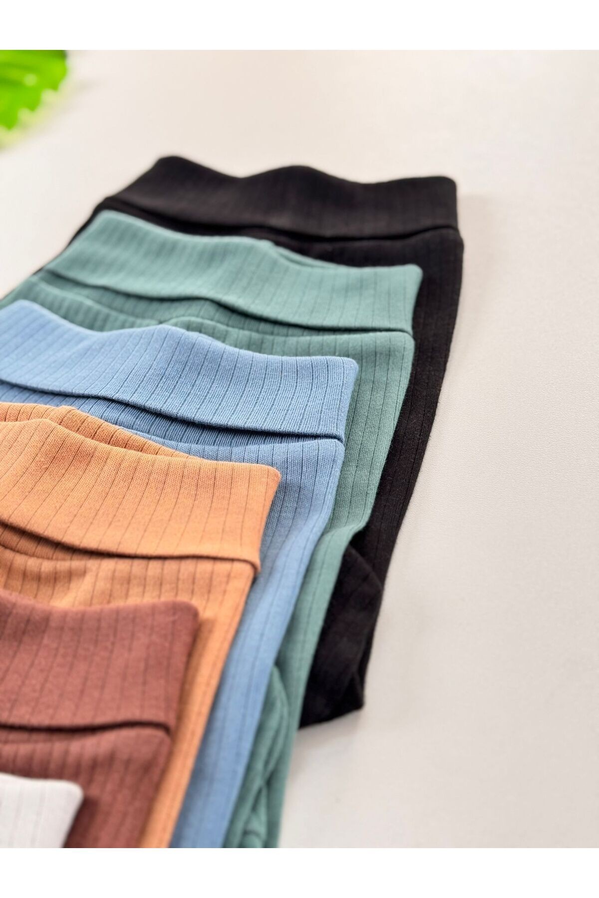 6'lı %100 Pamuklu Raporlu Unisex Basic Patikli Bebek Pantolon