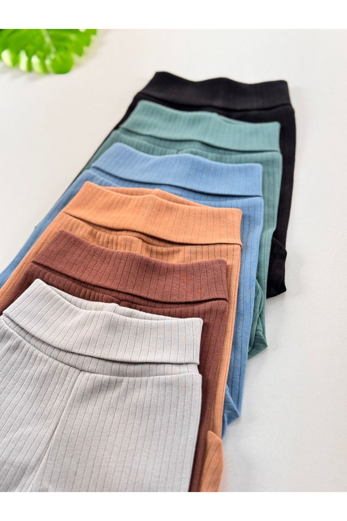 6'lı %100 Pamuklu Raporlu Unisex Basic Patikli Bebek Pantolon