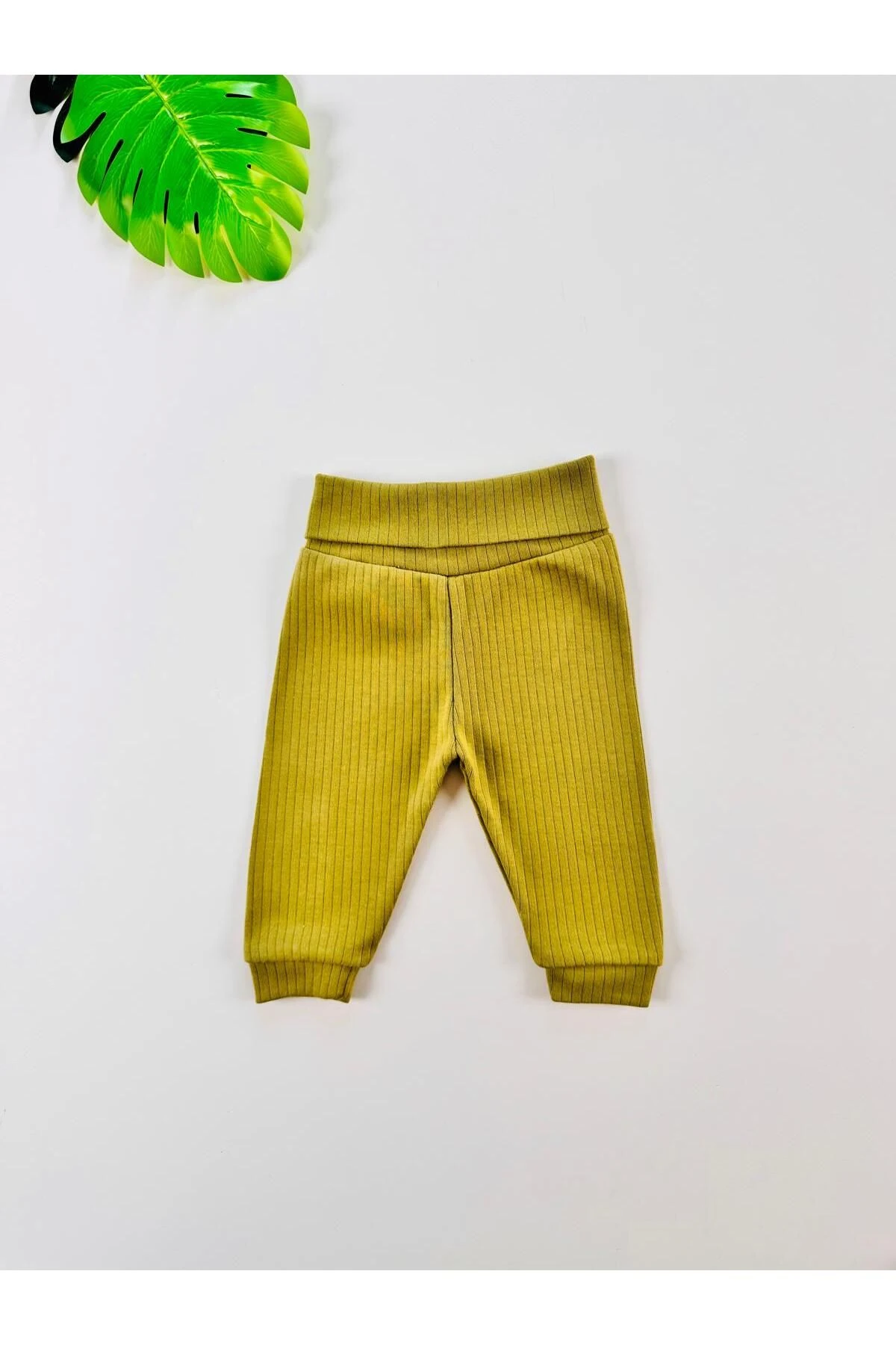 3'lü %100 Pamuklu Unisex Raporlu Basic Bebek Pantolon