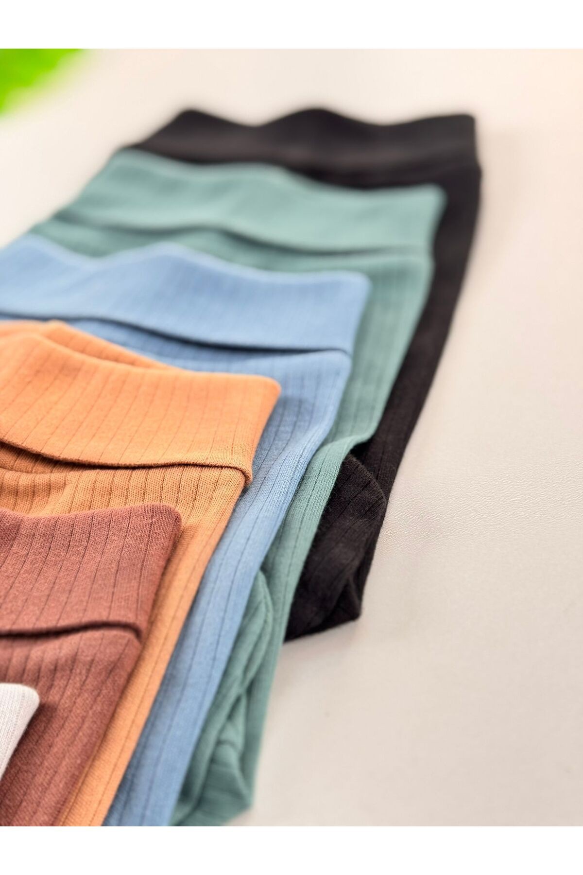 6'lı %100 Pamuklu Raporlu Unisex Basic Patikli Bebek Pantolon