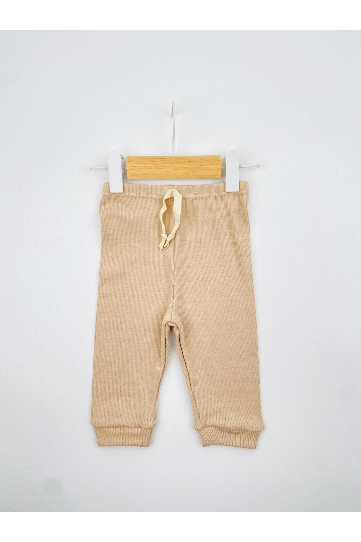 5'li Esnek Kaşkorse Mevsimlik Bebek Pijama Alt