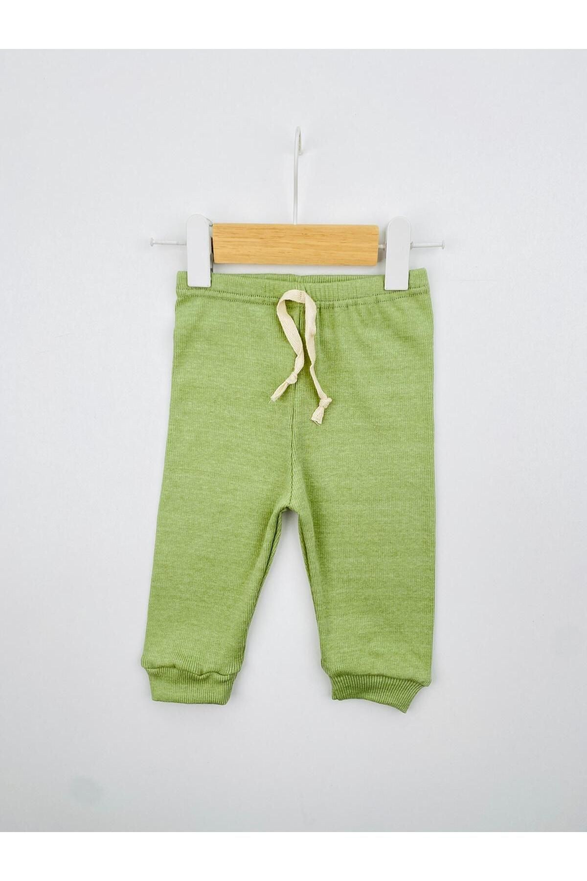 5'li Esnek Kaşkorse Mevsimlik Bebek Pijama Alt