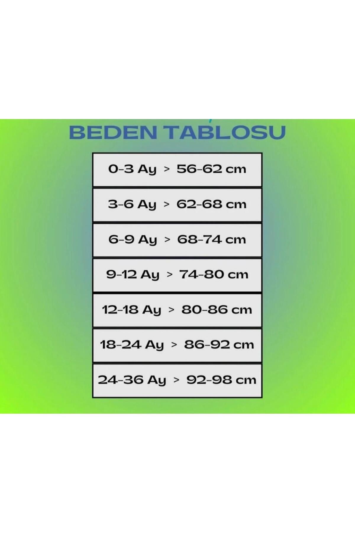 3'lü %100 Pamuklu Raporlu Kız Bebek Basic Body Pantolon Takım